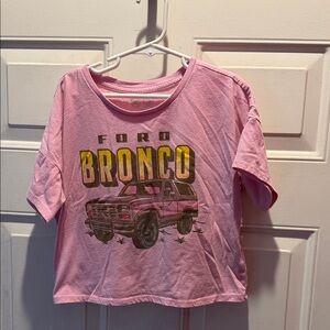 Wonder Nation Pink Ford Bronco Kids Tee